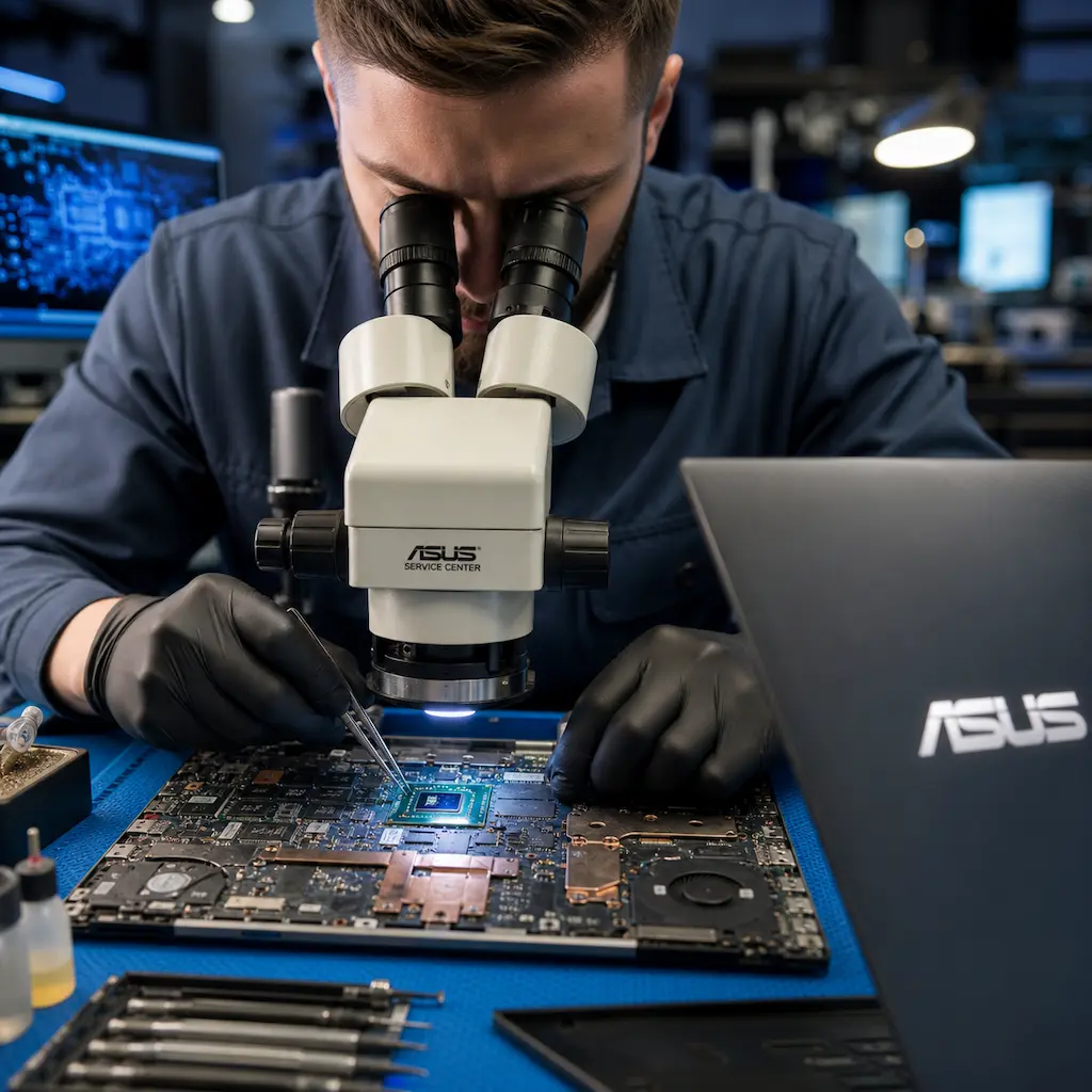 Замена видеокарты ноутбука Asus в Лыткарино
