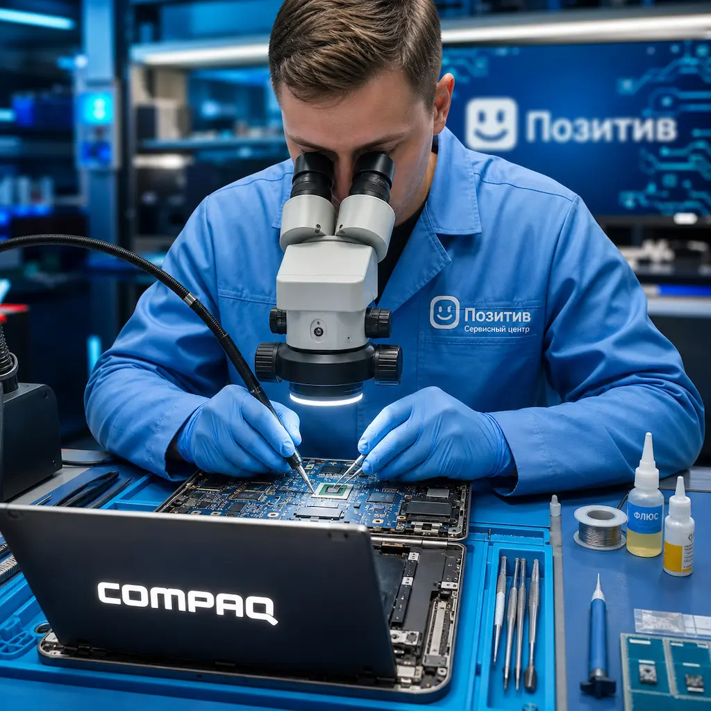 Замена видеокарты ноутбука Compaq в Лыткарино