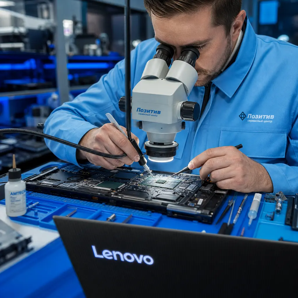 Замена видеокарты ноутбука Lenovo в Лыткарино