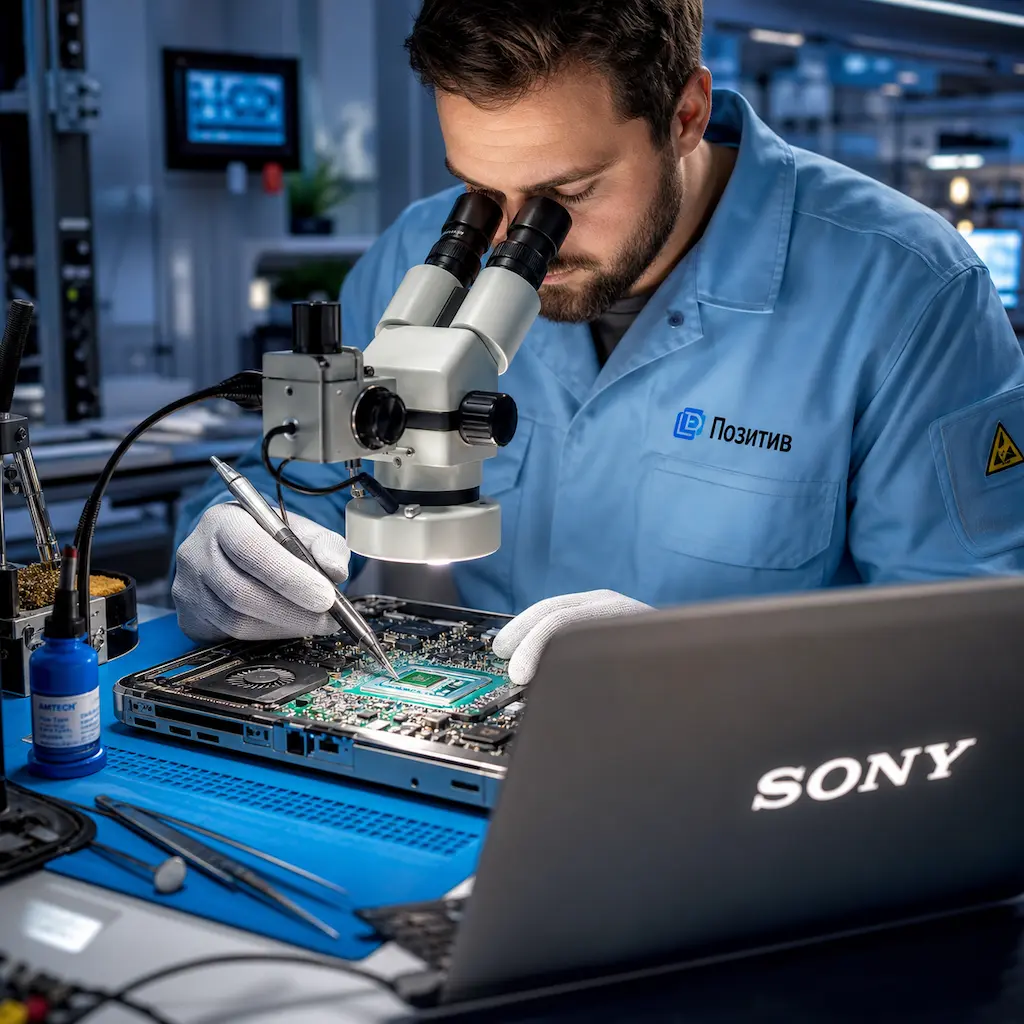 Замена видеокарты ноутбука Sony в Лыткарино