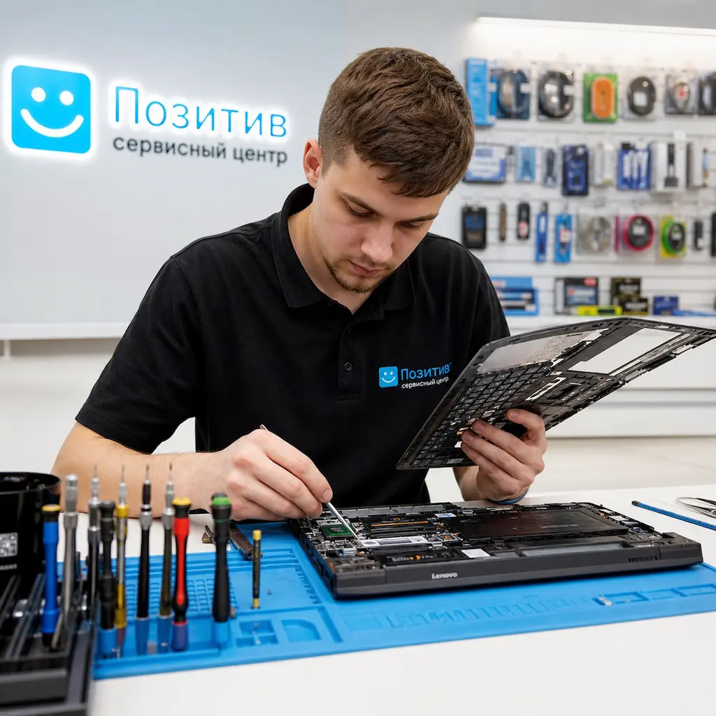заменить клавиатуру на ноутбуке Lenovo в Лыткарино