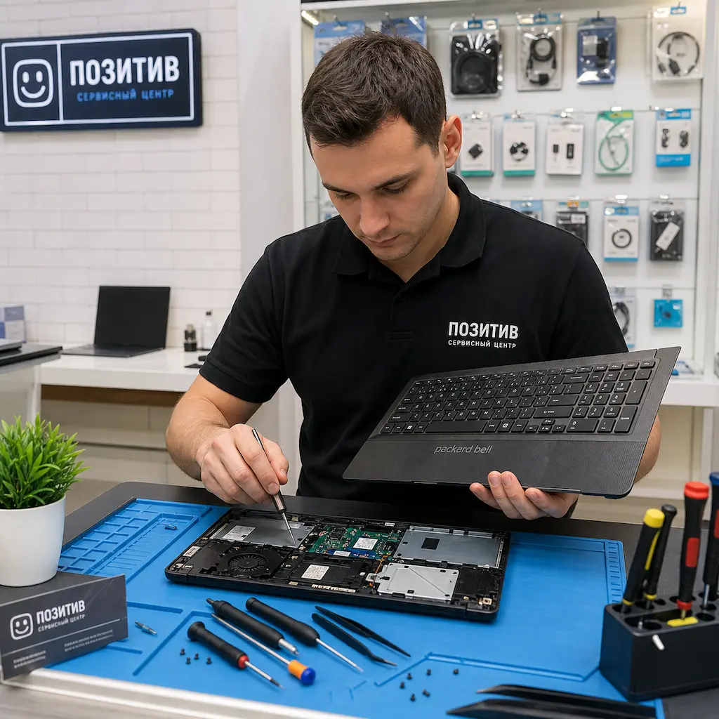 заменить клавиатуру на ноутбуке Packard Bell в Лыткарино