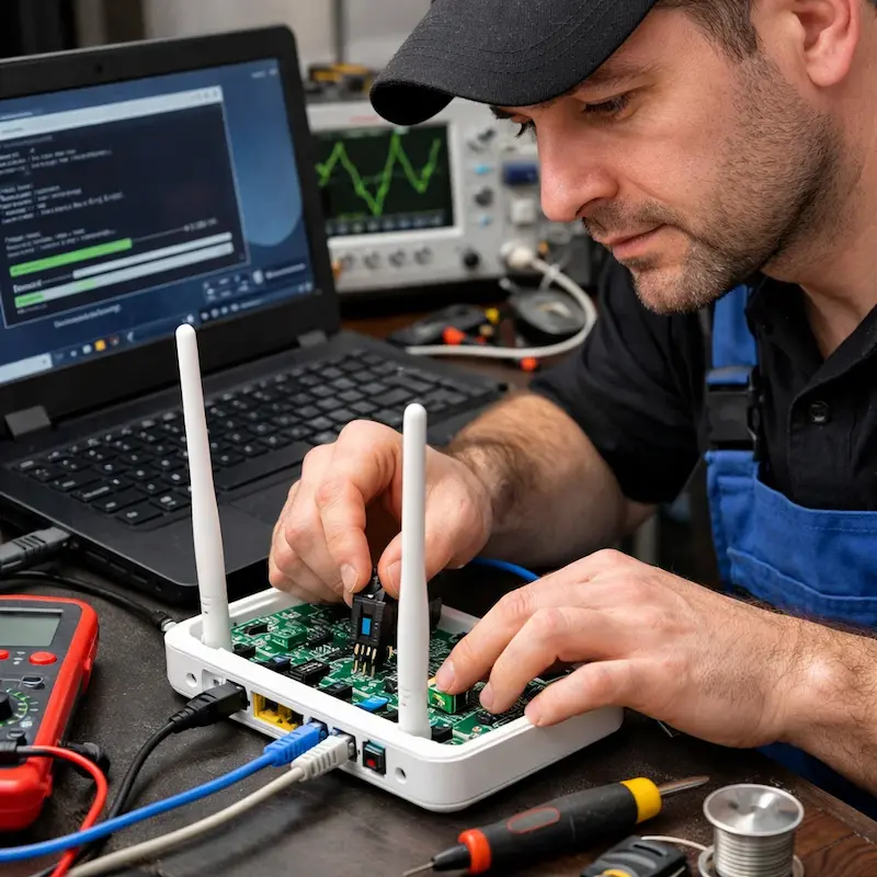 Перепрошивка WiFi роутера в Лыткарино