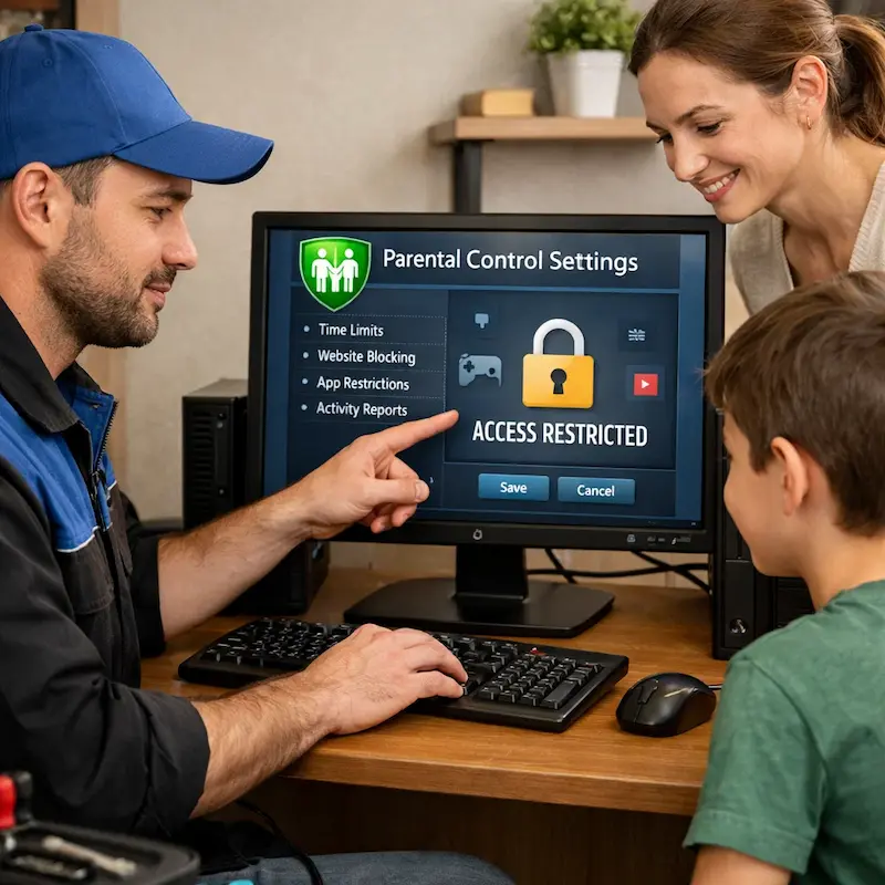 Родительский контроль на компьютере и ноутбуке в Лыткарино