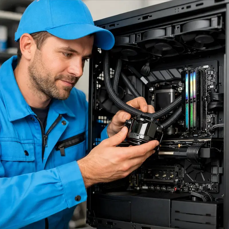 Установка СЖО на ПК в Лыткарино