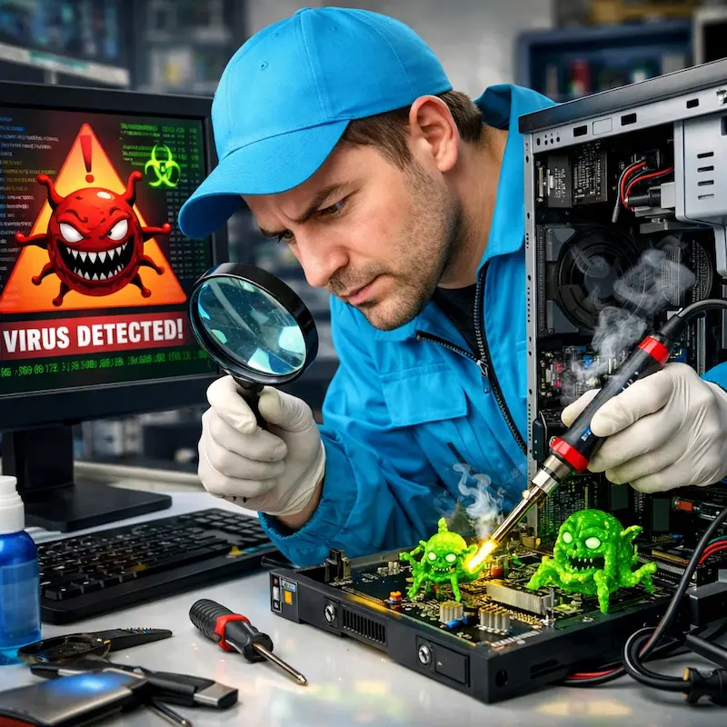 Вылечить компьютерный вирус в Лыткарино