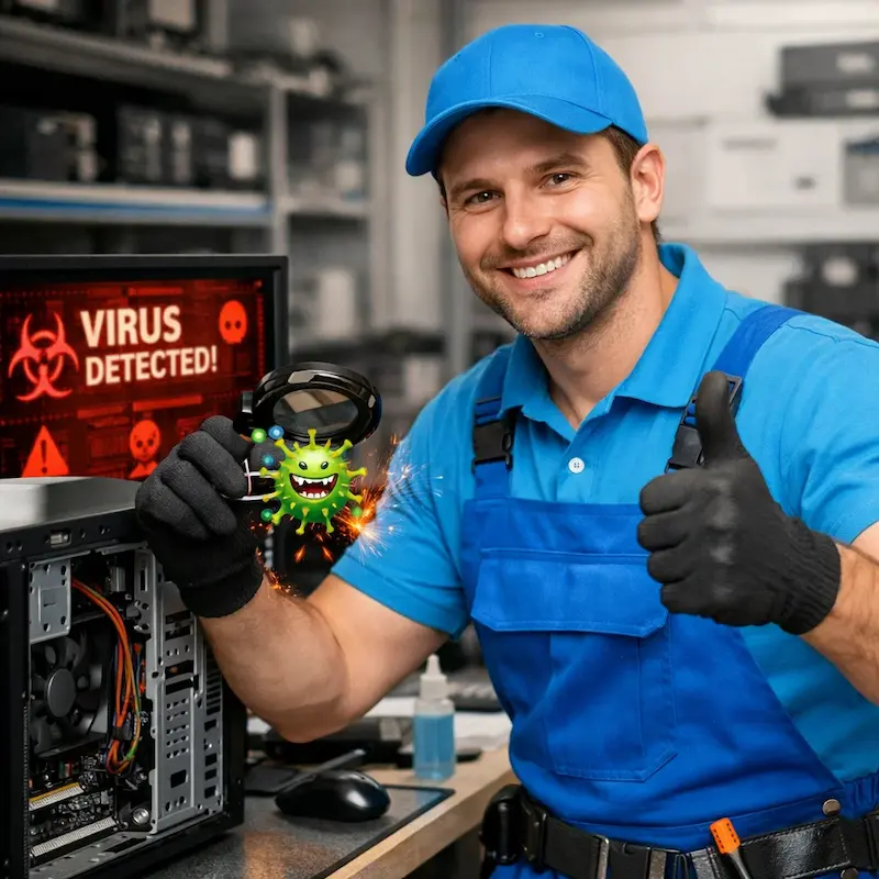 Удаление вирусов с компьютера в Лыткарино